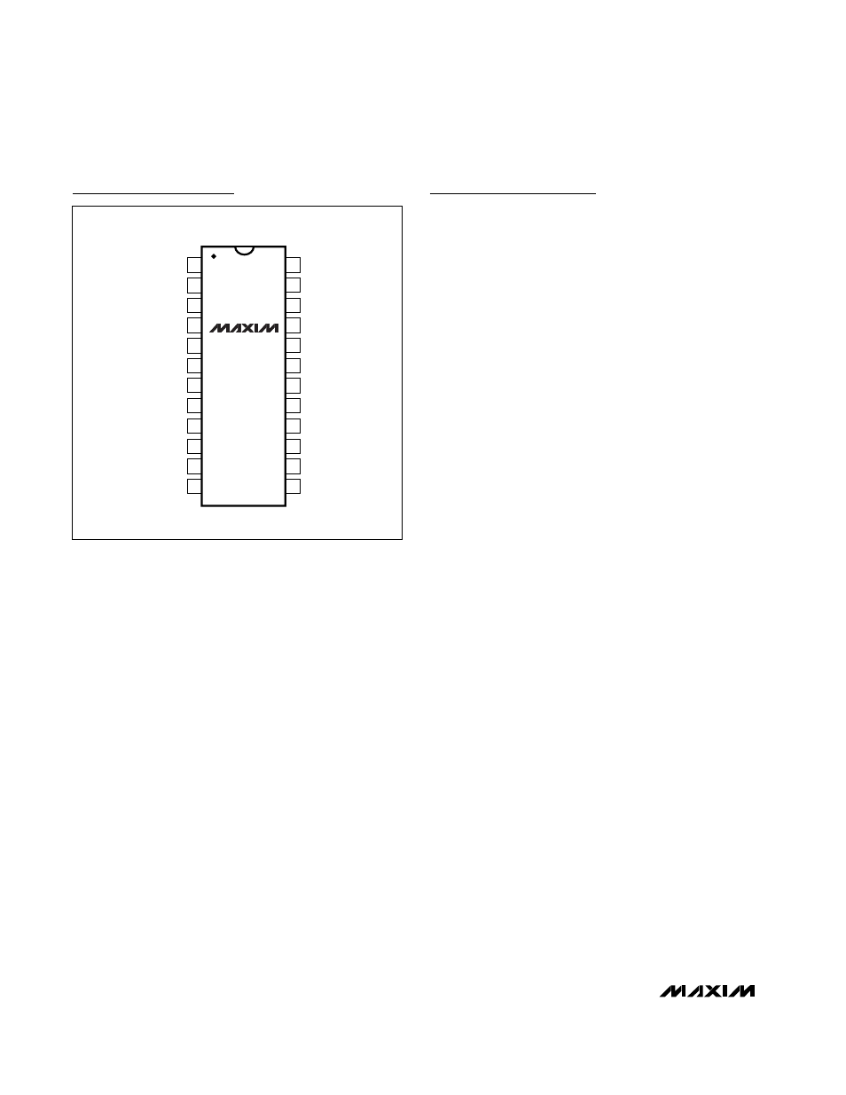 Pin configuration chip information | Rainbow Electronics MAX1011 User Manual | Page 10 / 12