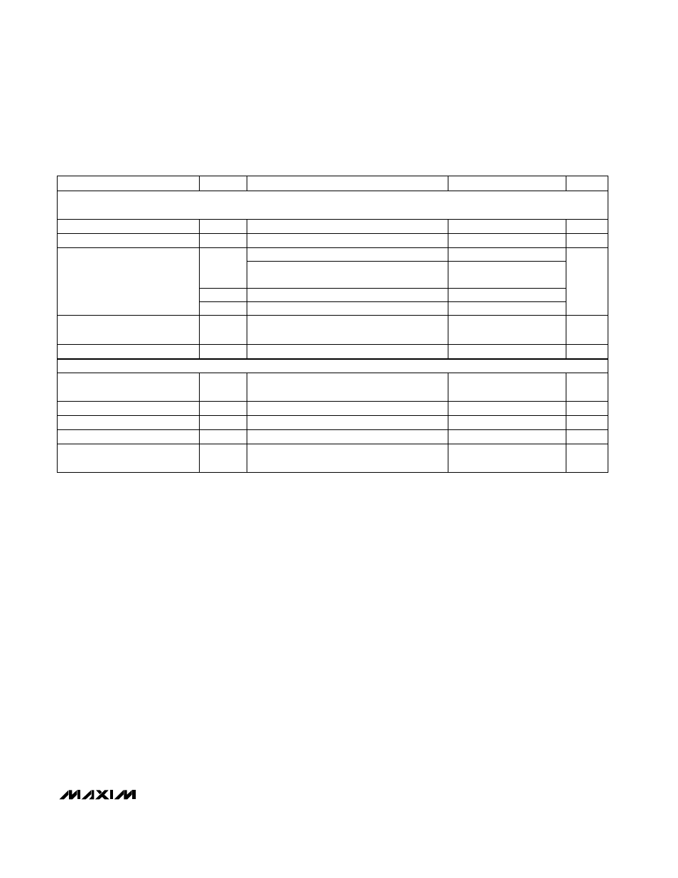 Ac electrical characteristics | Rainbow Electronics MAX1011 User Manual | Page 3 / 12