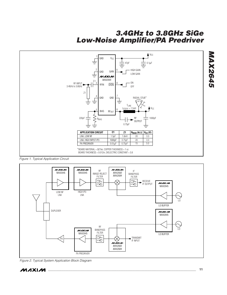 Rainbow Electronics MAX2645 User Manual | Page 11 / 12