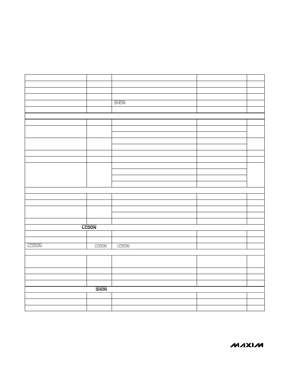 Electrical characteristics | Rainbow Electronics MAX686 User Manual | Page 4 / 16
