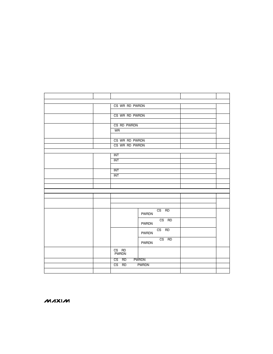 Electrical characteristics (continued) | Rainbow Electronics MAX152 User Manual | Page 3 / 12