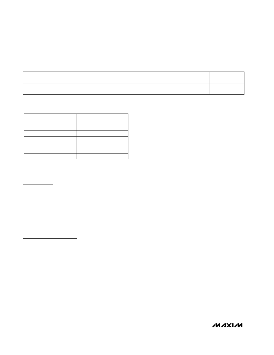 Applications information, Chip information, Table 1. recommended inductors | Table 2. recommended capacitor values | Rainbow Electronics MAX1729 User Manual | Page 10 / 12