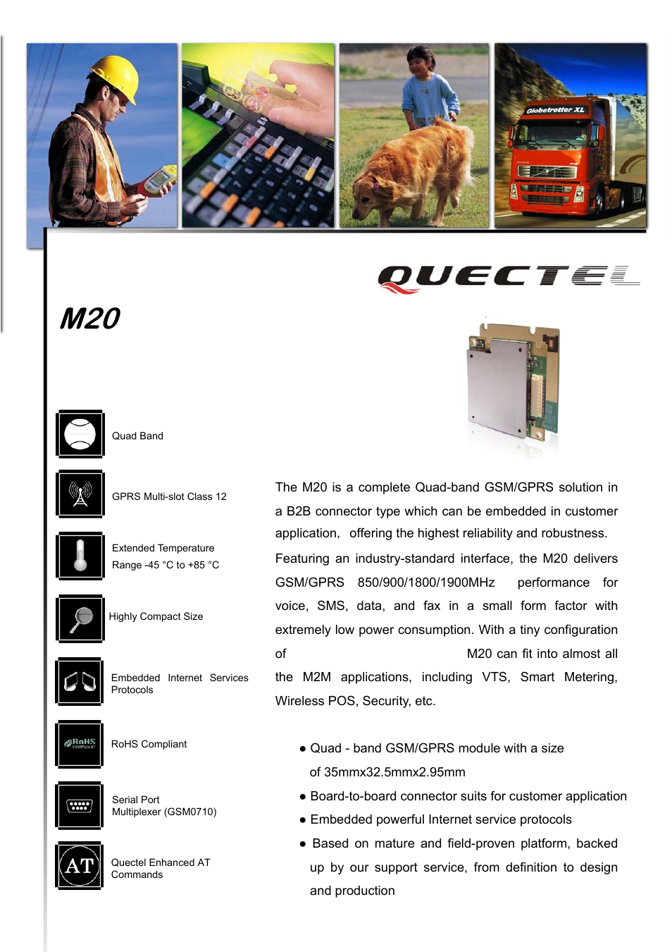 Rainbow Electronics M20 User Manual | 2 pages