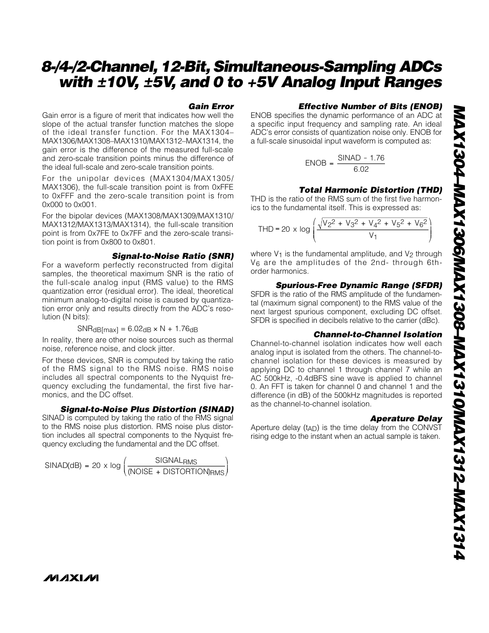 Rainbow Electronics MAX1314 User Manual | Page 33 / 36