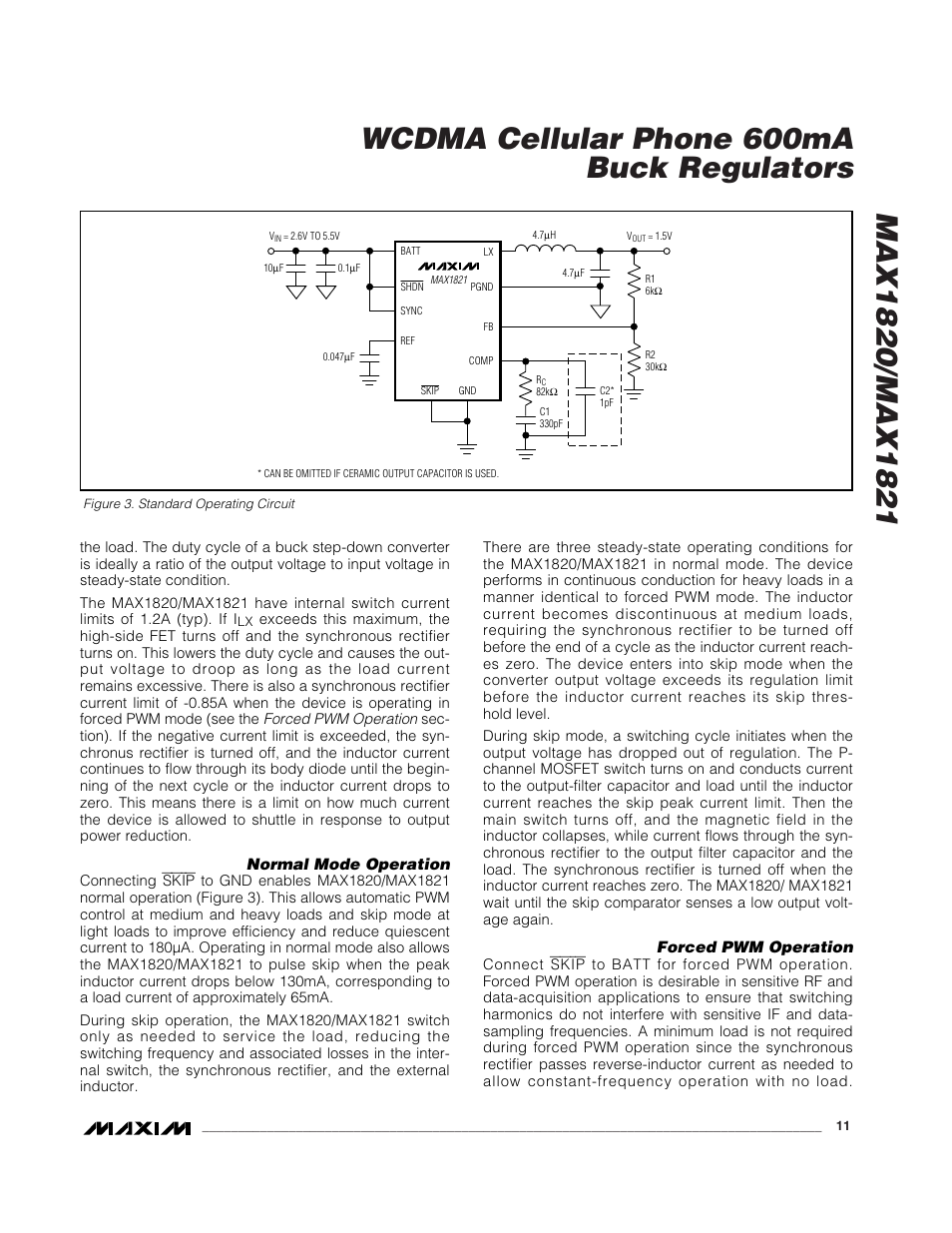 Rainbow Electronics MAX1821 User Manual | Page 11 / 18