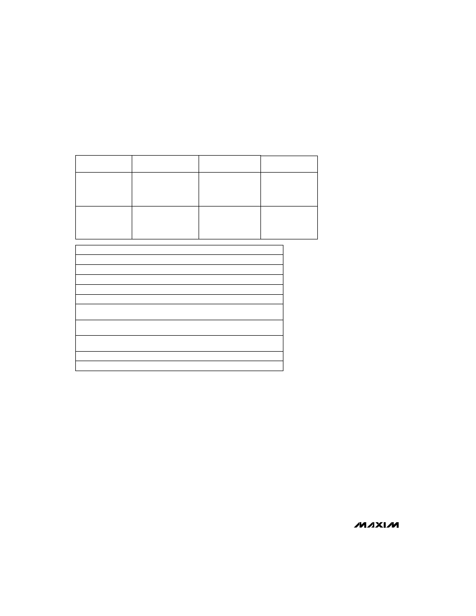 Table 1. component suppliers | Rainbow Electronics MAX867 User Manual | Page 10 / 12