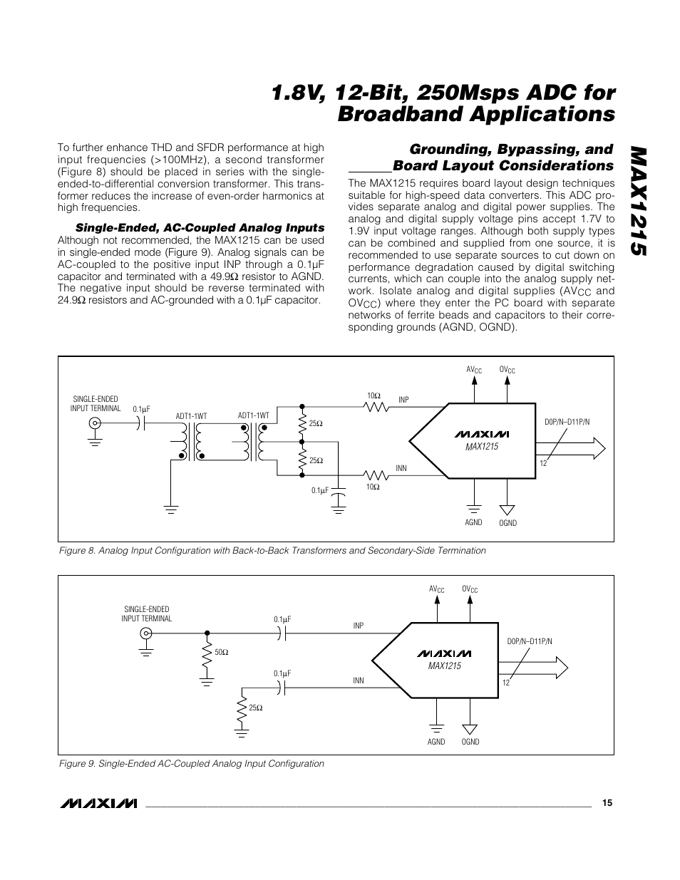 Rainbow Electronics MAX1215 User Manual | Page 15 / 20