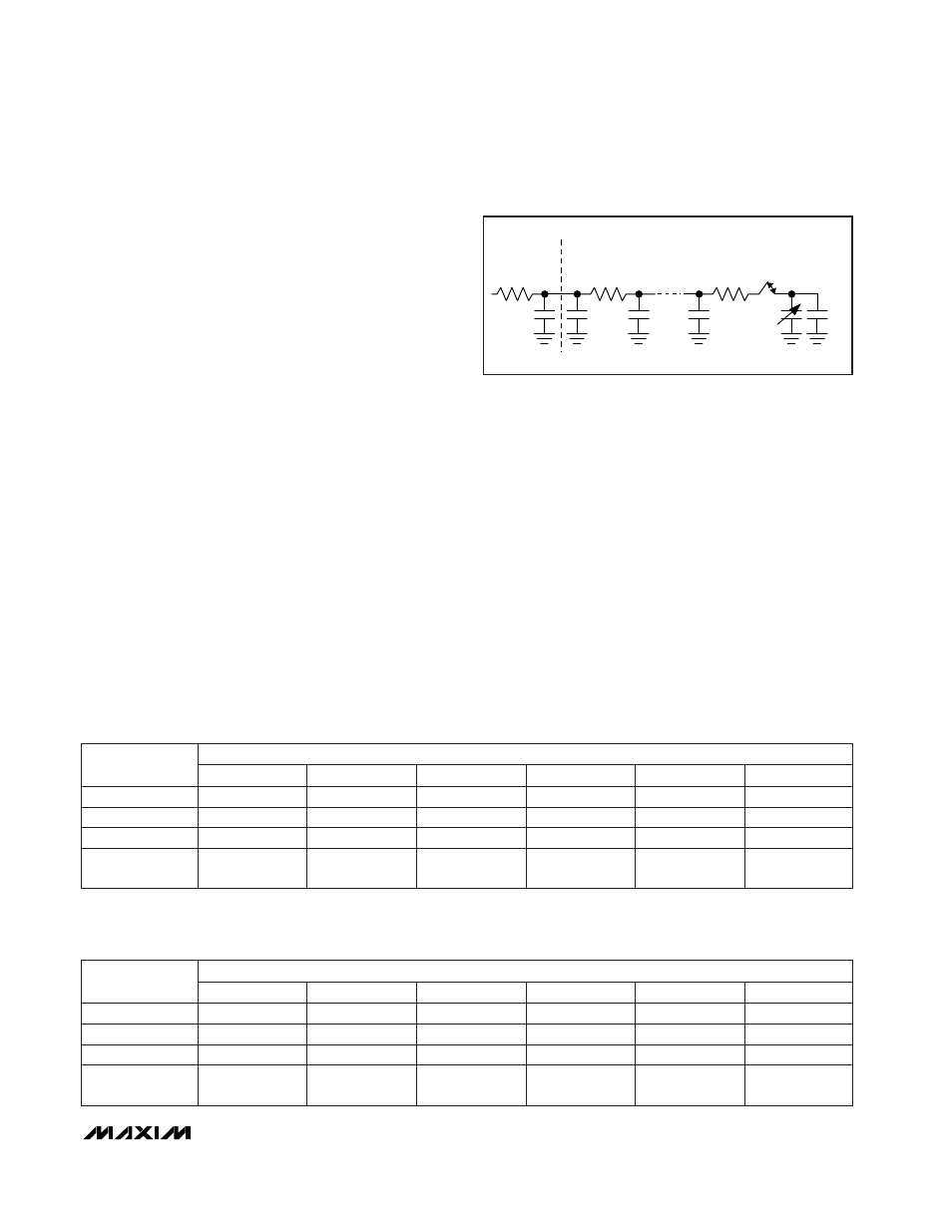 Table 13a. r, 4576mhz | Rainbow Electronics MAX1400 User Manual | Page 21 / 36