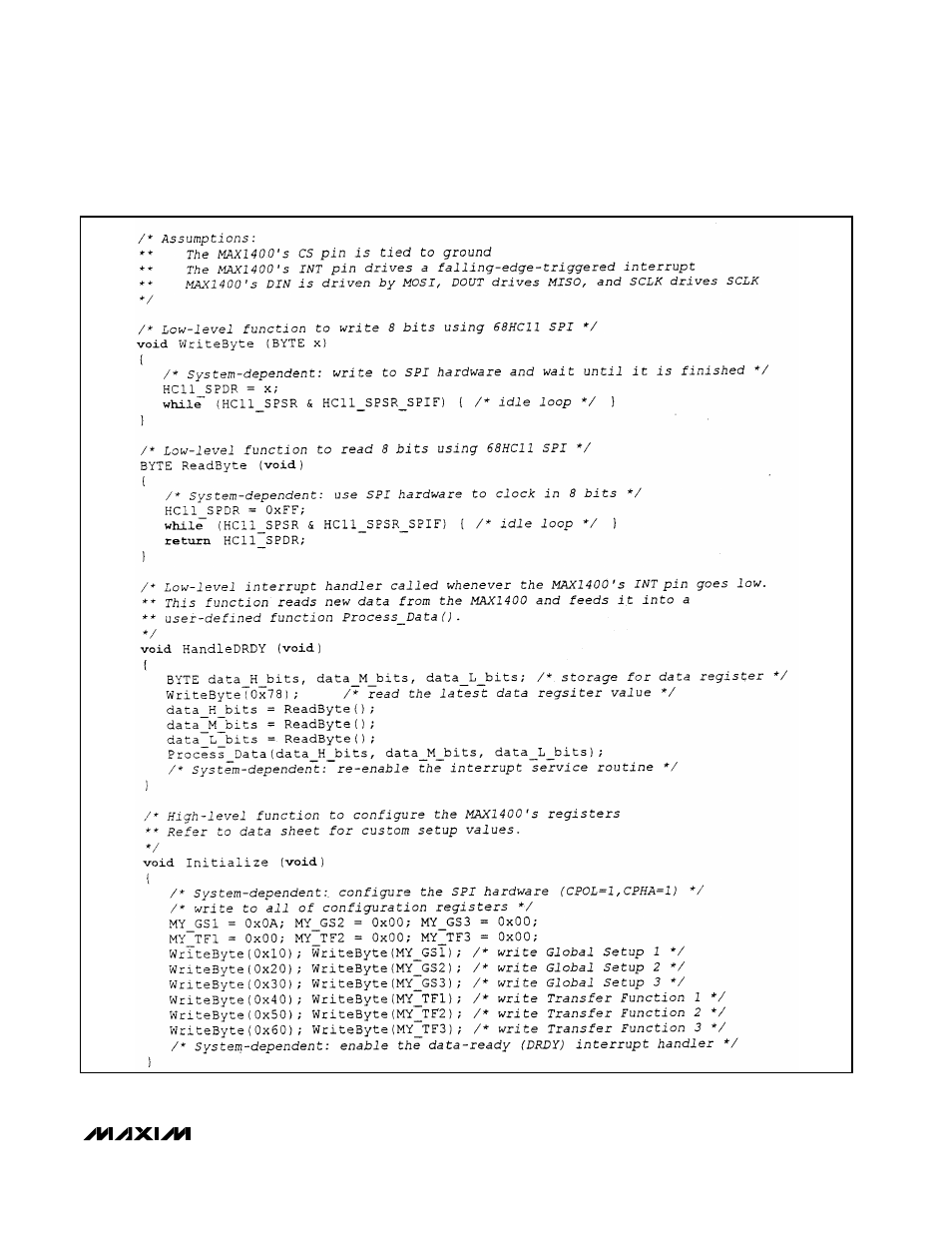 Rainbow Electronics MAX1400 User Manual | Page 29 / 36