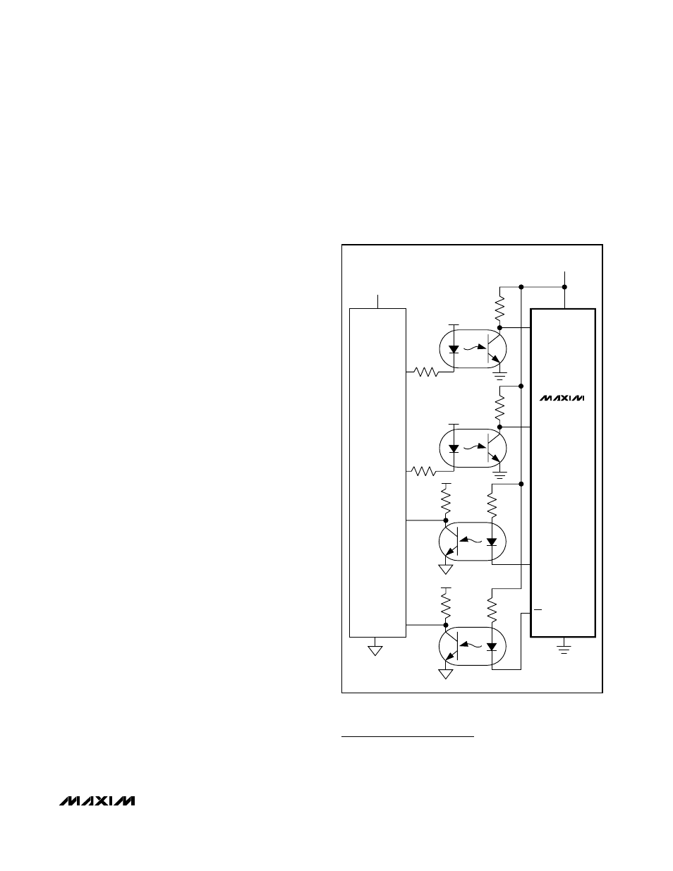 Chip information, Grounding and layout, Optical isolation | Rainbow Electronics MAX1400 User Manual | Page 33 / 36