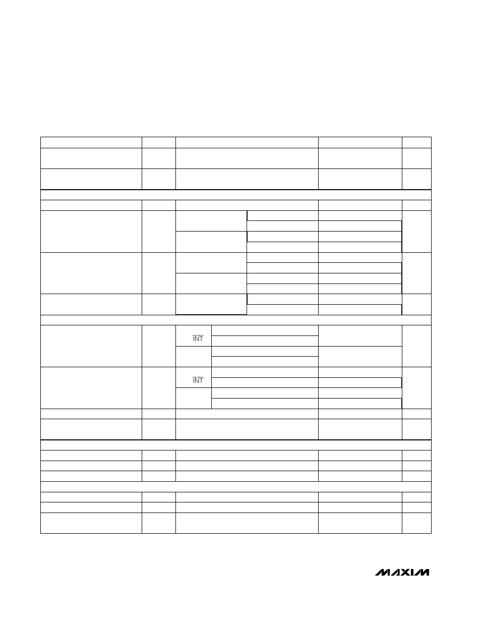 Electrical characteristics (continued) | Rainbow Electronics MAX1400 User Manual | Page 4 / 36