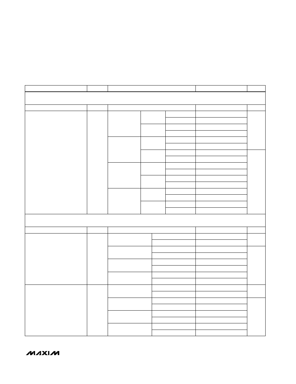 Electrical characteristics (continued) | Rainbow Electronics MAX1400 User Manual | Page 5 / 36