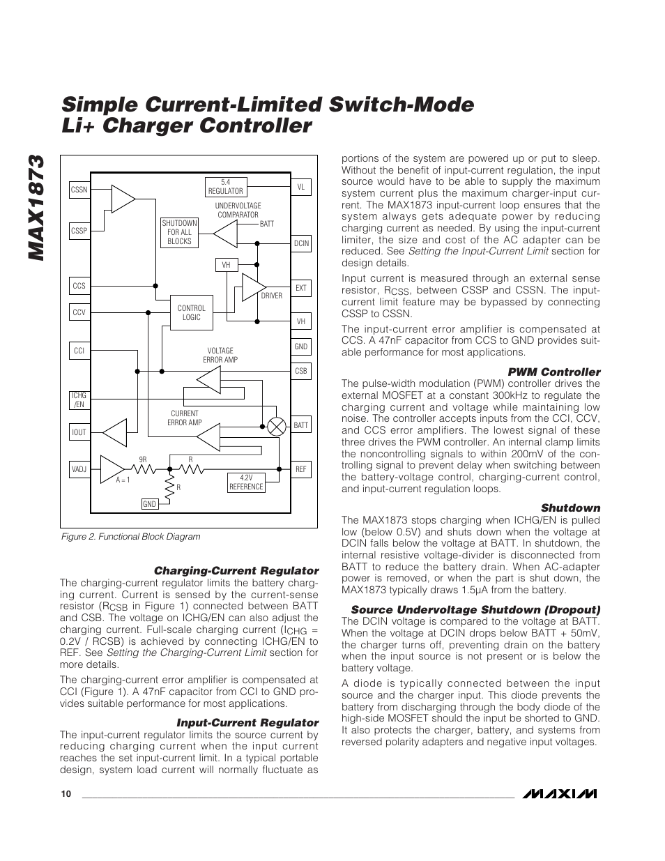 Max1873 | Rainbow Electronics MAX1873 User Manual | Page 10 / 14