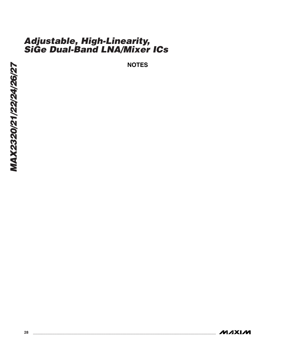 Rainbow Electronics MAX2327 User Manual | Page 28 / 28