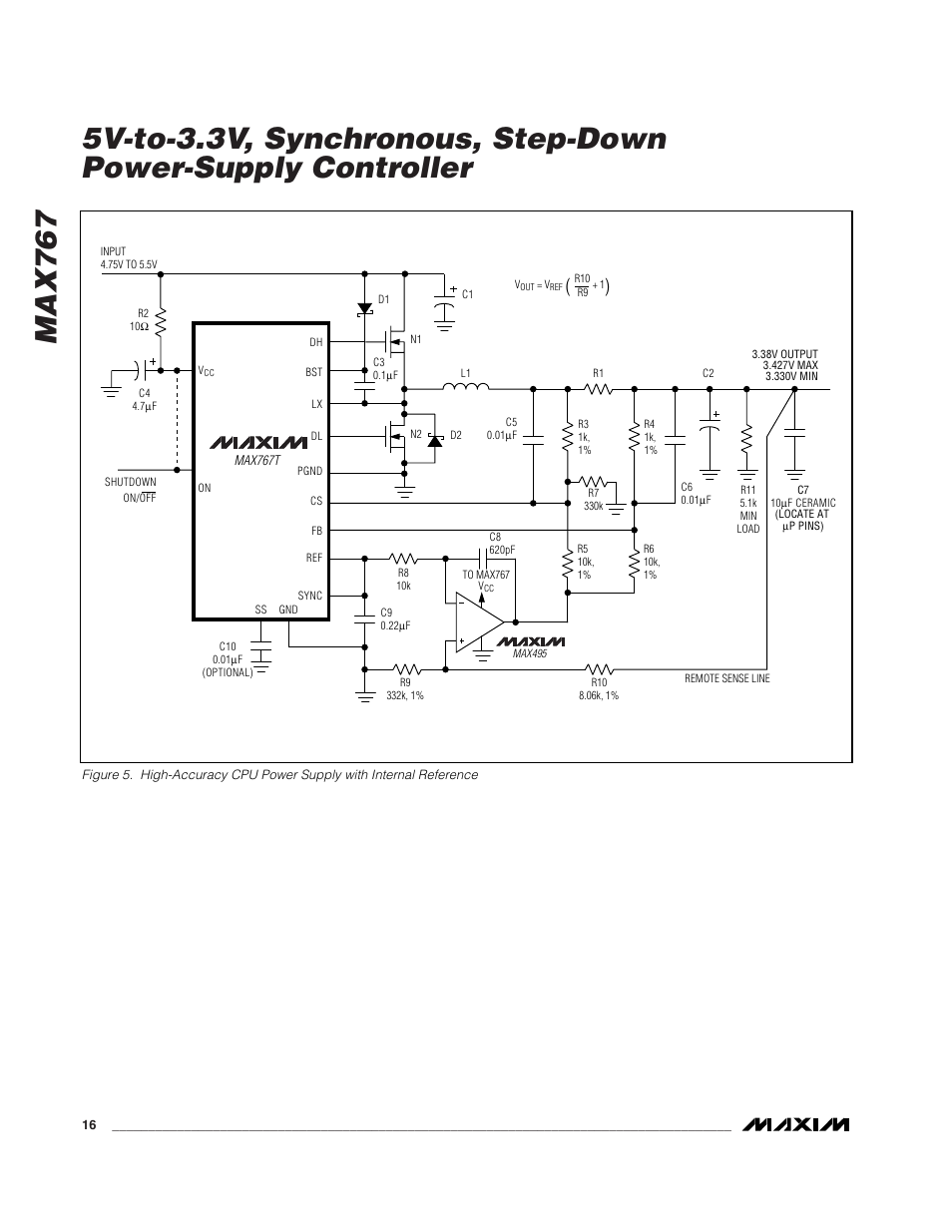 Rainbow Electronics MAX767 User Manual | Page 16 / 19