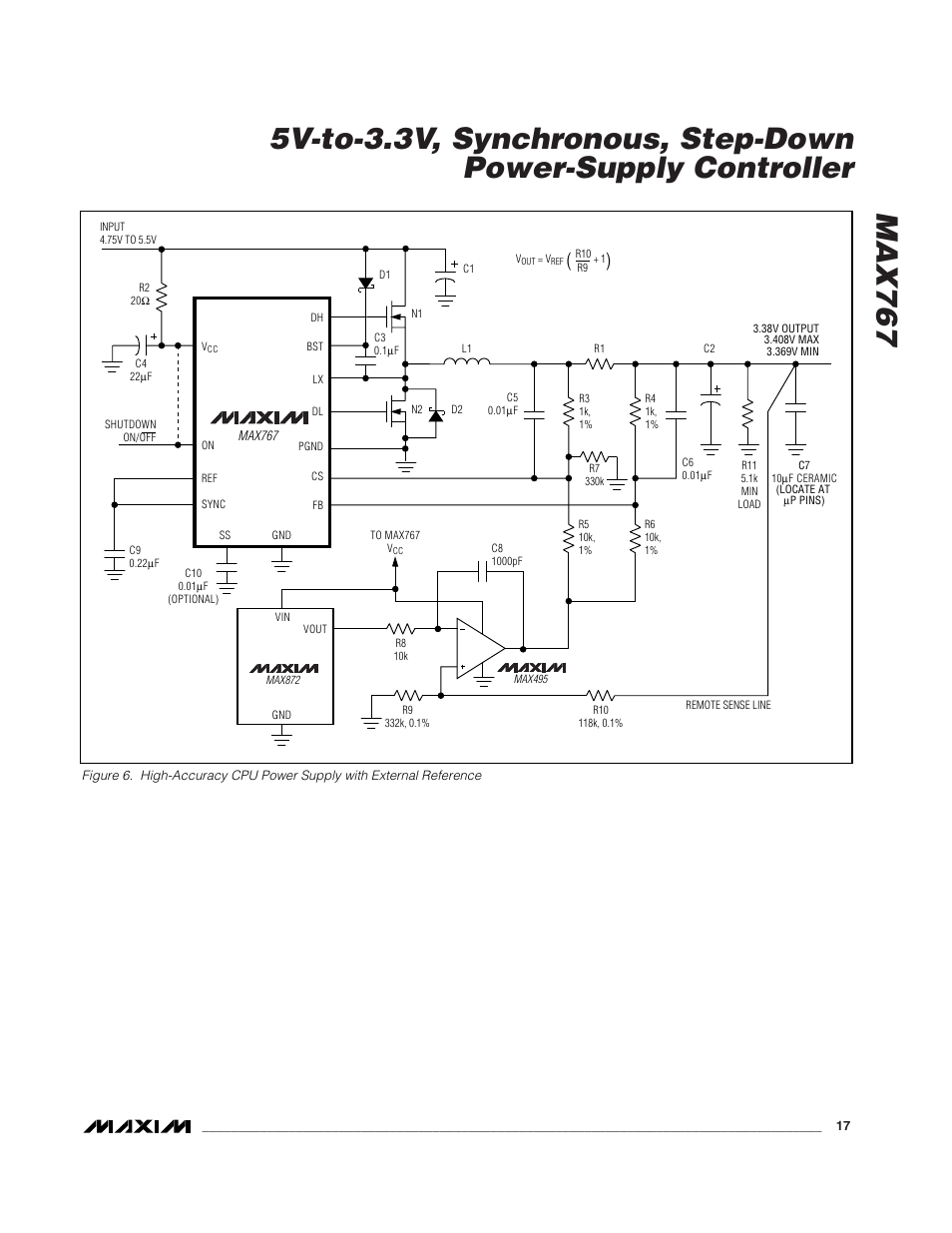 Rainbow Electronics MAX767 User Manual | Page 17 / 19