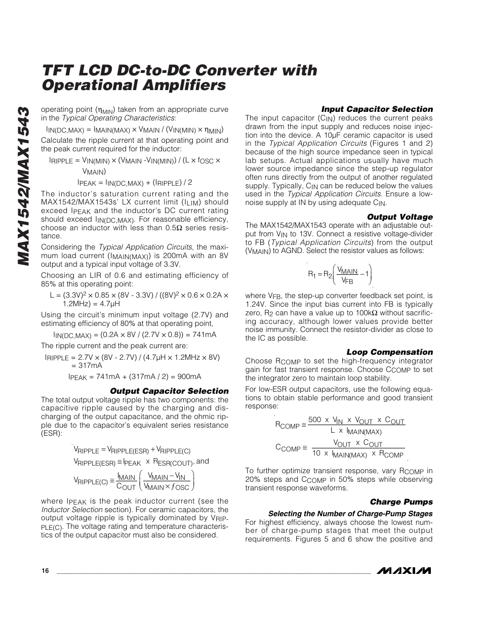 Rainbow Electronics MAX1543 User Manual | Page 16 / 20