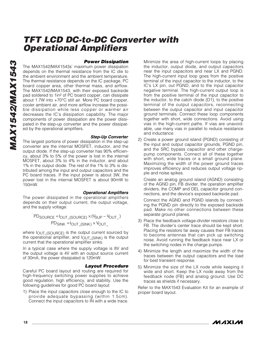 Rainbow Electronics MAX1543 User Manual | Page 18 / 20