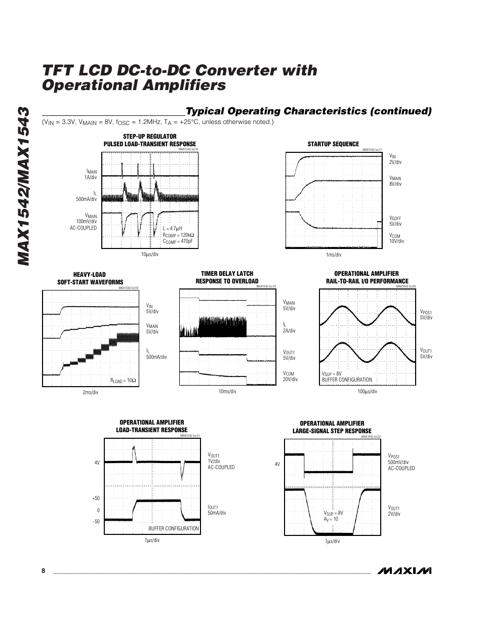 Typical operating characteristics (continued) | Rainbow Electronics MAX1543 User Manual | Page 8 / 20