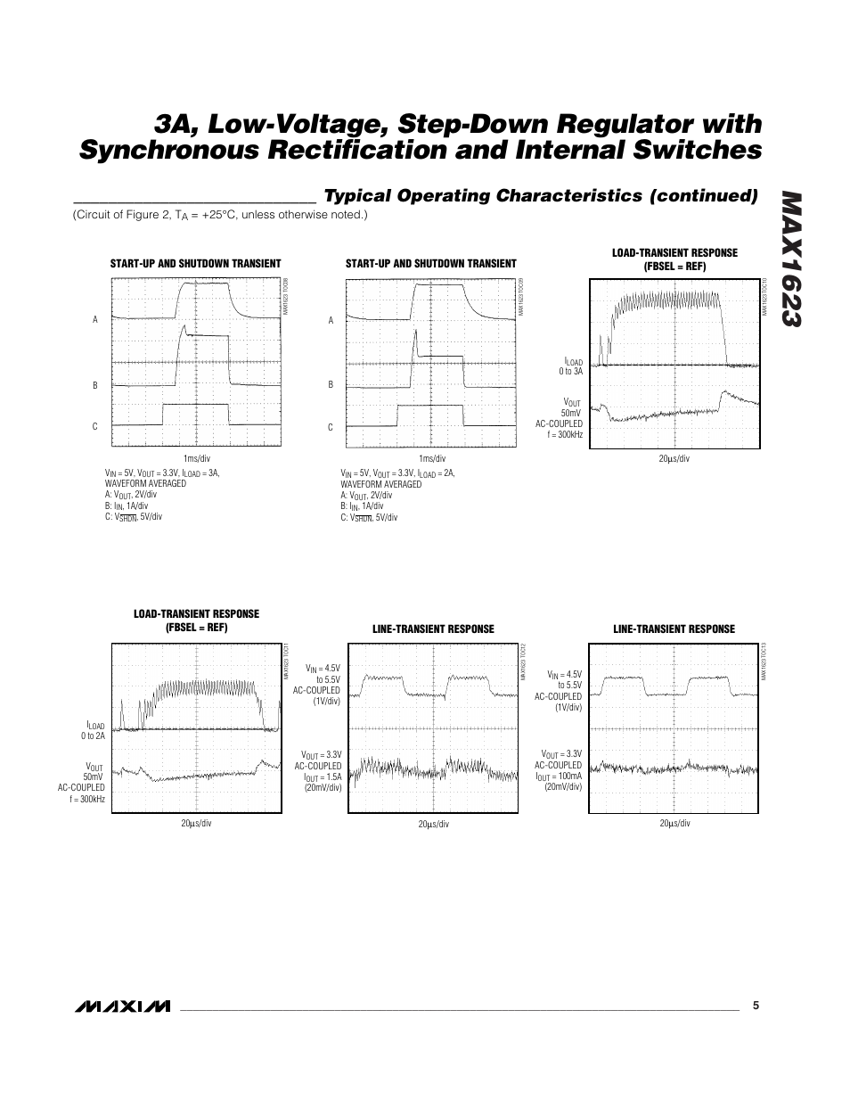 Max1623, Typical operating characteristics (continued) | Rainbow Electronics MAX1623 User Manual | Page 5 / 12