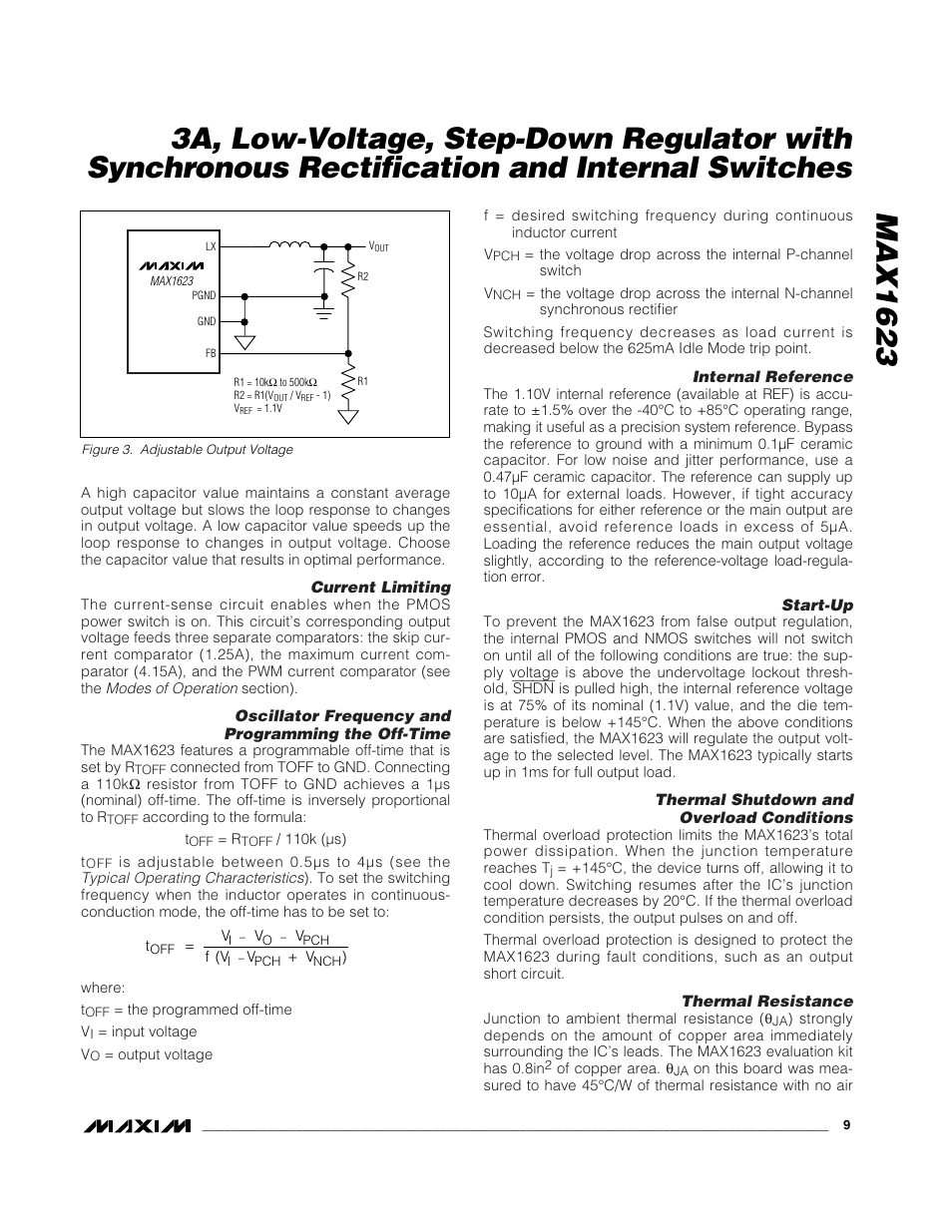 Max1623 | Rainbow Electronics MAX1623 User Manual | Page 9 / 12