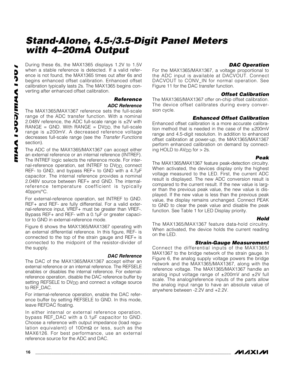 Rainbow Electronics MAX1367 User Manual | Page 16 / 25
