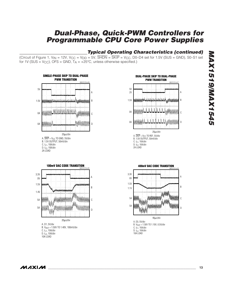Typical operating characteristics (continued) | Rainbow Electronics MAX1545 User Manual | Page 13 / 43