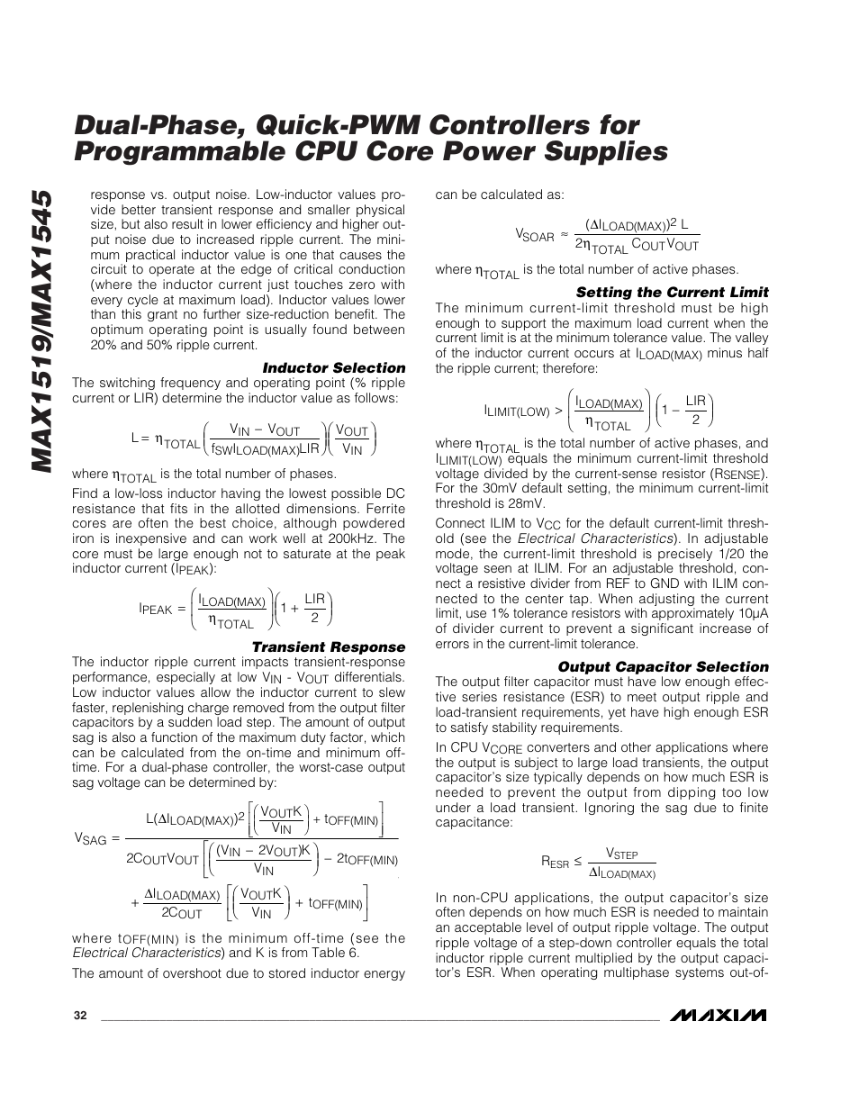 Rainbow Electronics MAX1545 User Manual | Page 32 / 43