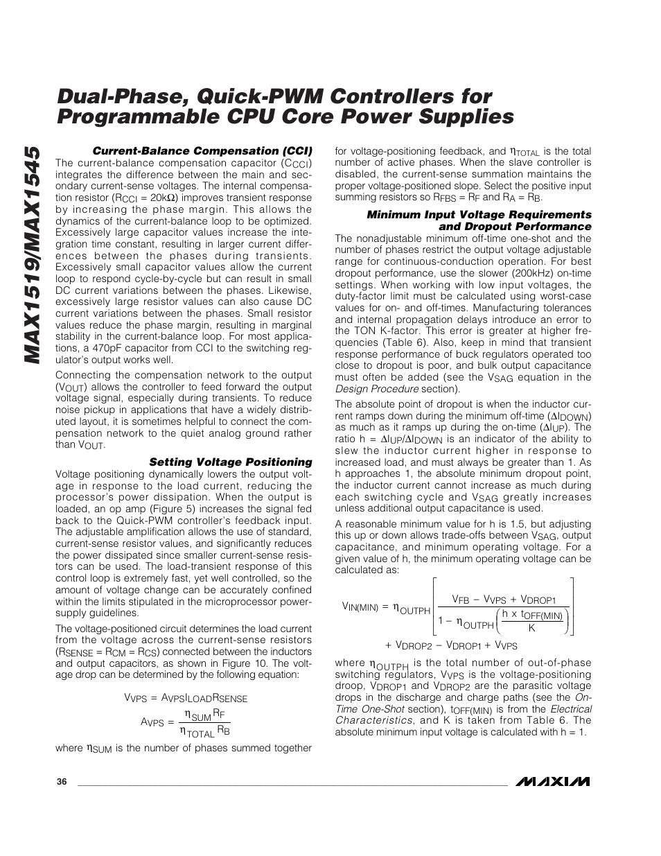 Rainbow Electronics MAX1545 User Manual | Page 36 / 43