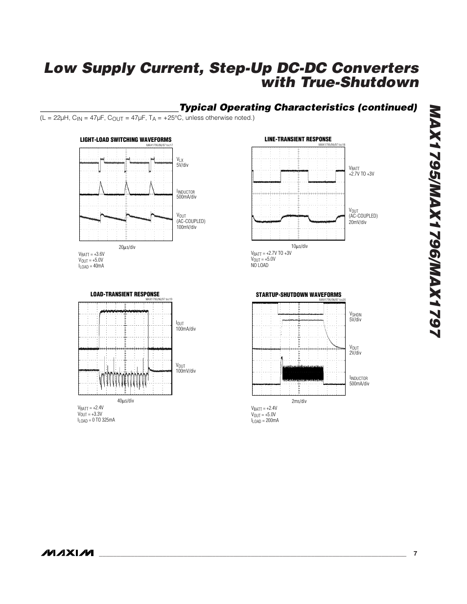 Typical operating characteristics (continued) | Rainbow Electronics MAX1797 User Manual | Page 7 / 13