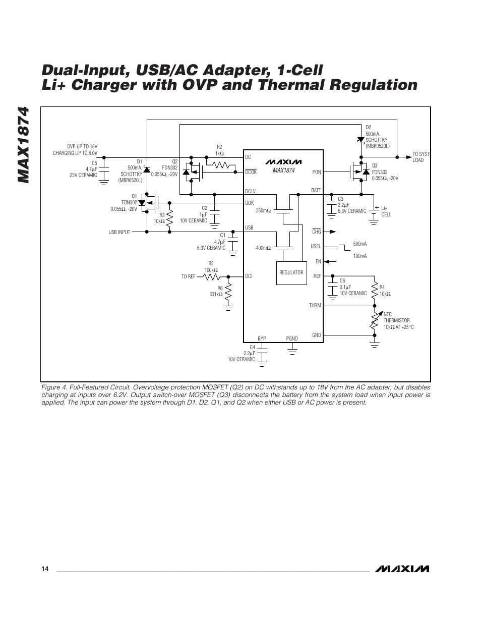 Rainbow Electronics MAX1874 User Manual | Page 14 / 16