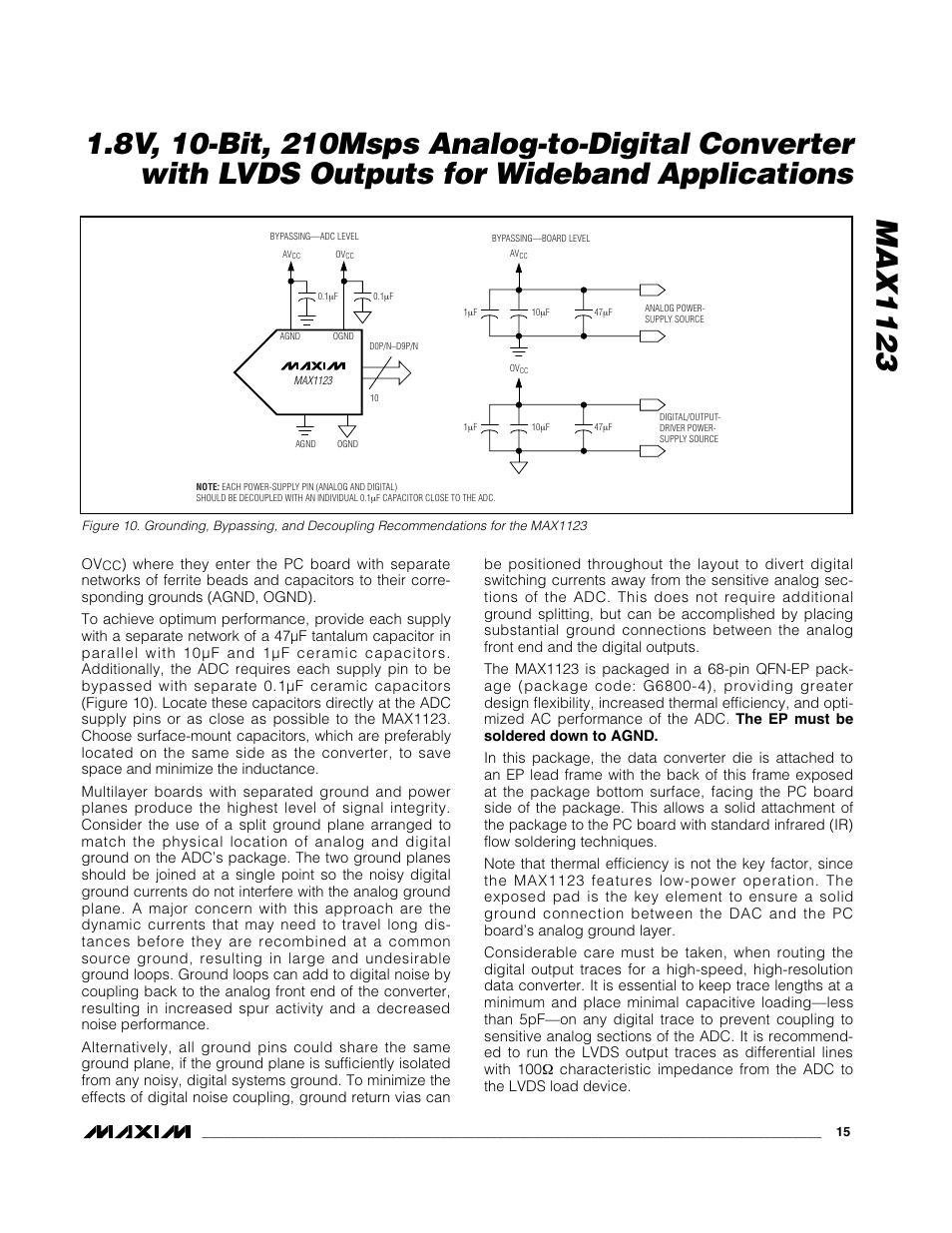 Rainbow Electronics MAX1123 User Manual | Page 15 / 17