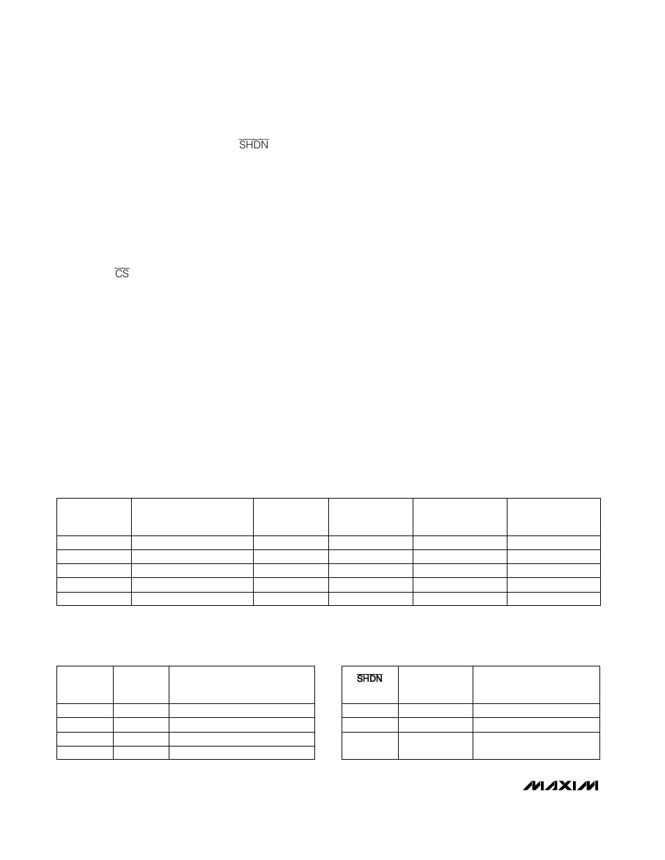 Table 5. typical power-up delay times | Rainbow Electronics MAX1204 User Manual | Page 16 / 24