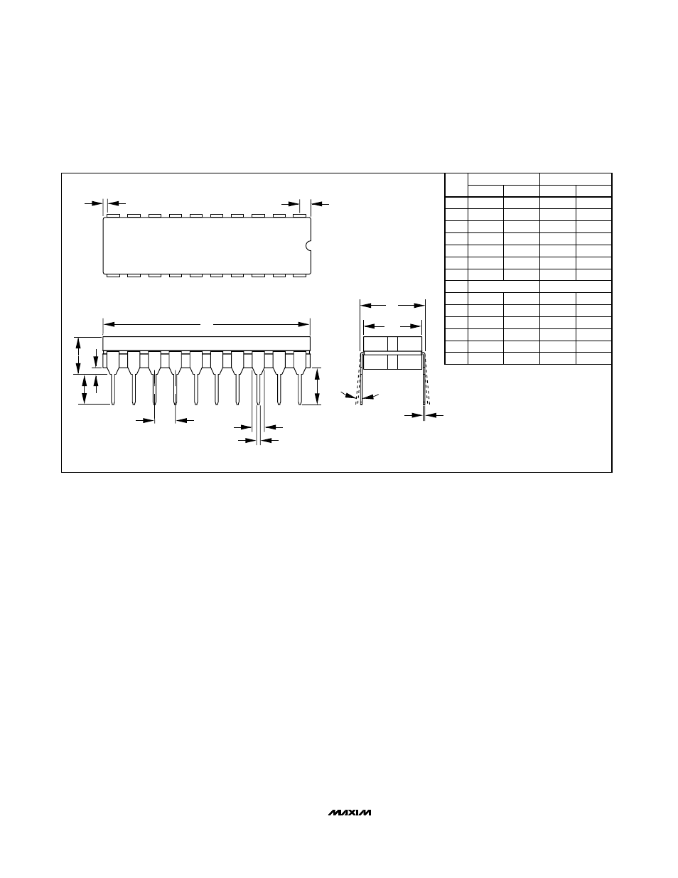 Package information (continued), Pin ceramic dual-in-line package | Rainbow Electronics MAX1204 User Manual | Page 24 / 24