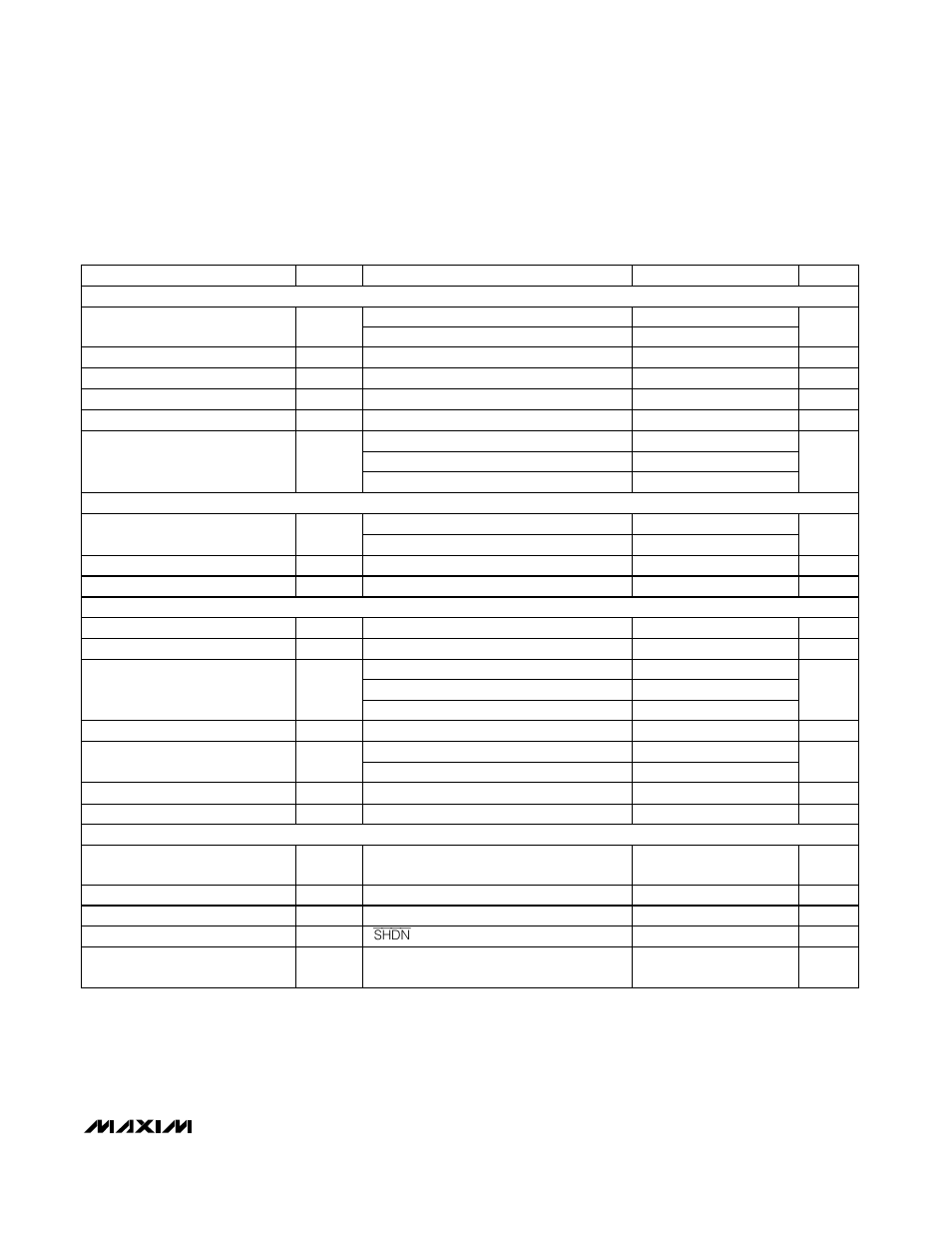 Electrical characteristics (continued) | Rainbow Electronics MAX1204 User Manual | Page 3 / 24