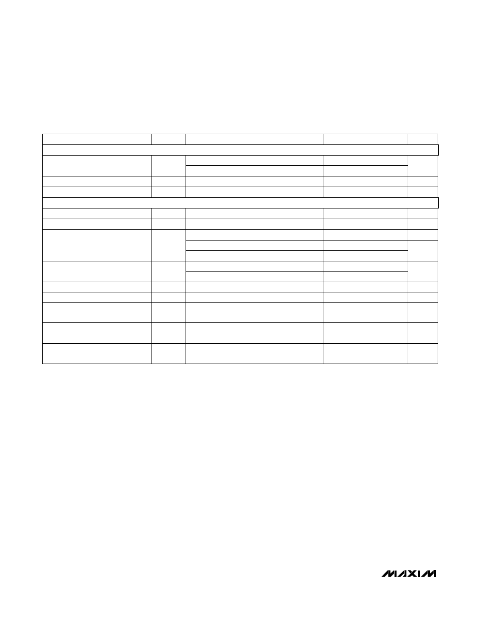 Electrical characteristics (continued) | Rainbow Electronics MAX1204 User Manual | Page 4 / 24