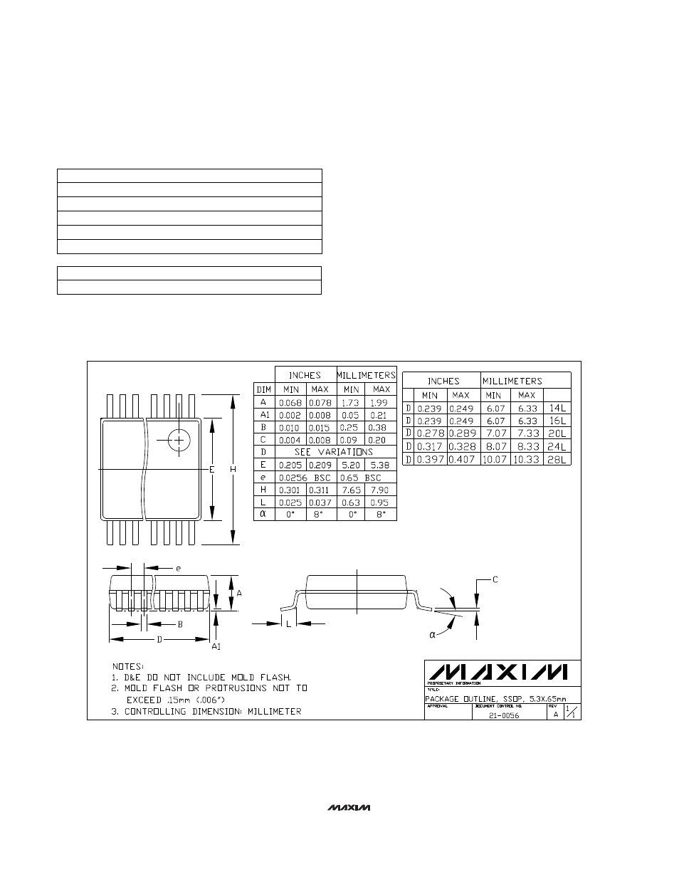 Package information, Ordering information (continued) | Rainbow Electronics MAX786 User Manual | Page 20 / 20