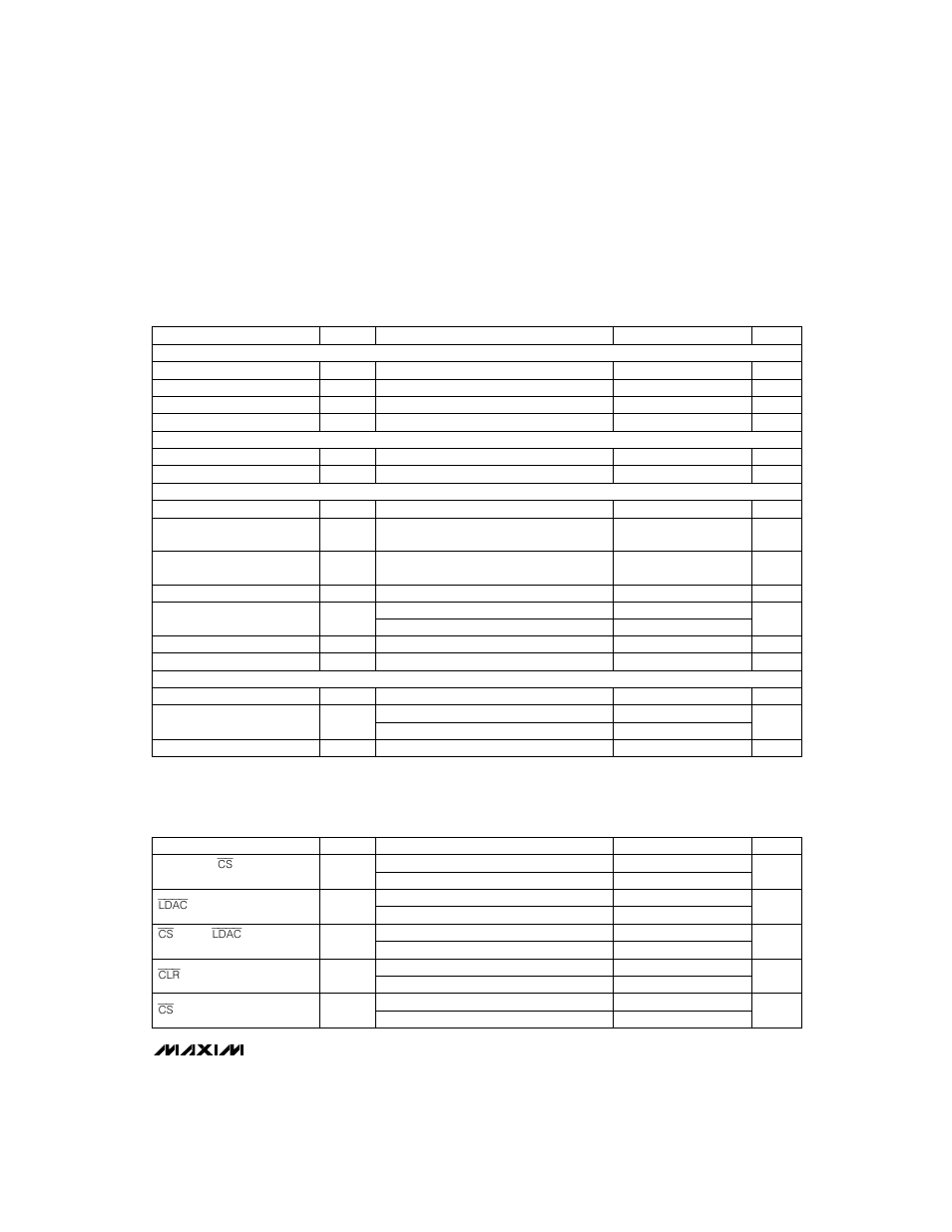 Electrical characteristics (continued), Timing characteristics | Rainbow Electronics MAX534 User Manual | Page 3 / 16