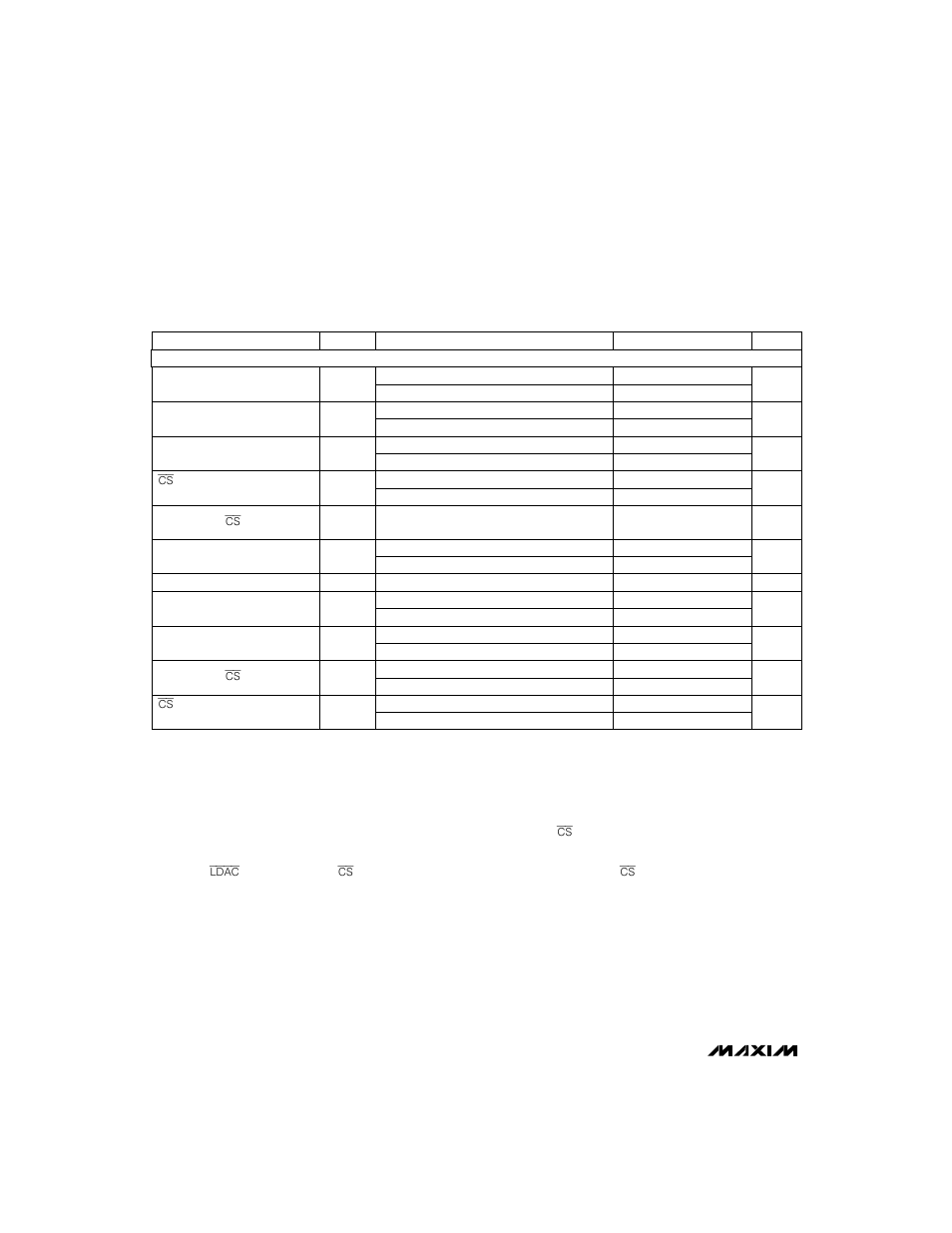 Timing characteristics (continued) | Rainbow Electronics MAX534 User Manual | Page 4 / 16