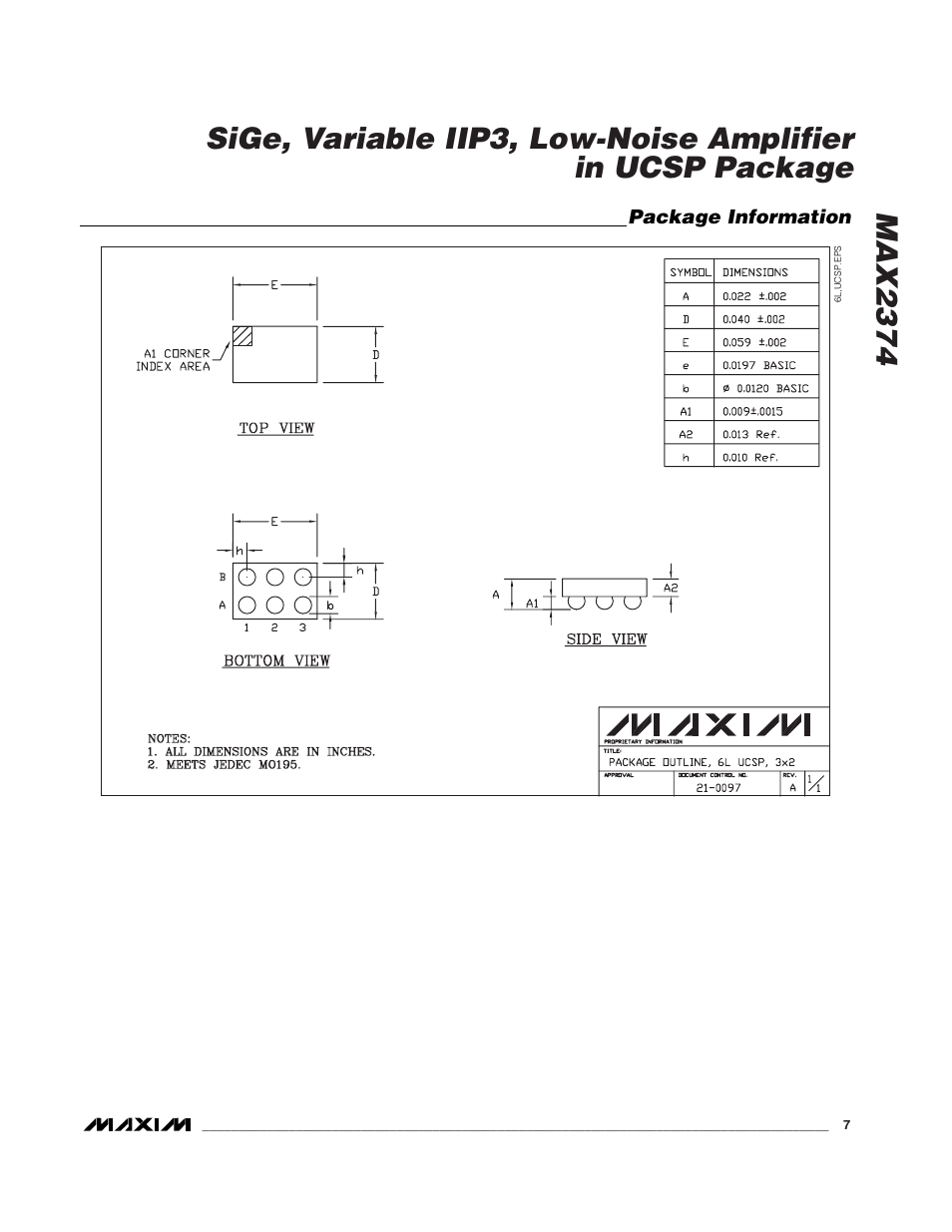 Rainbow Electronics MAX2374 User Manual | Page 7 / 8