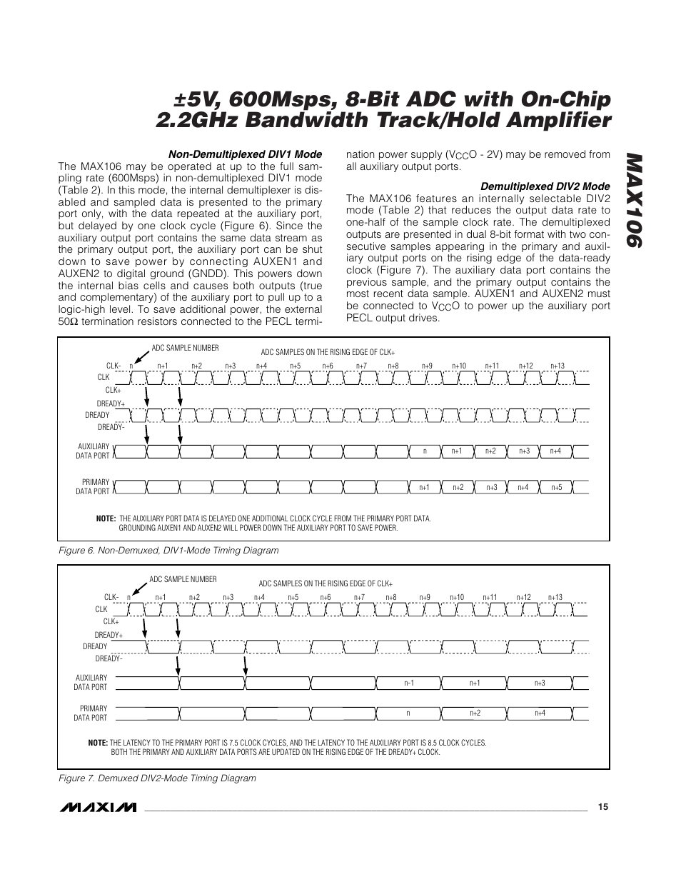 Rainbow Electronics MAX106 User Manual | Page 15 / 31