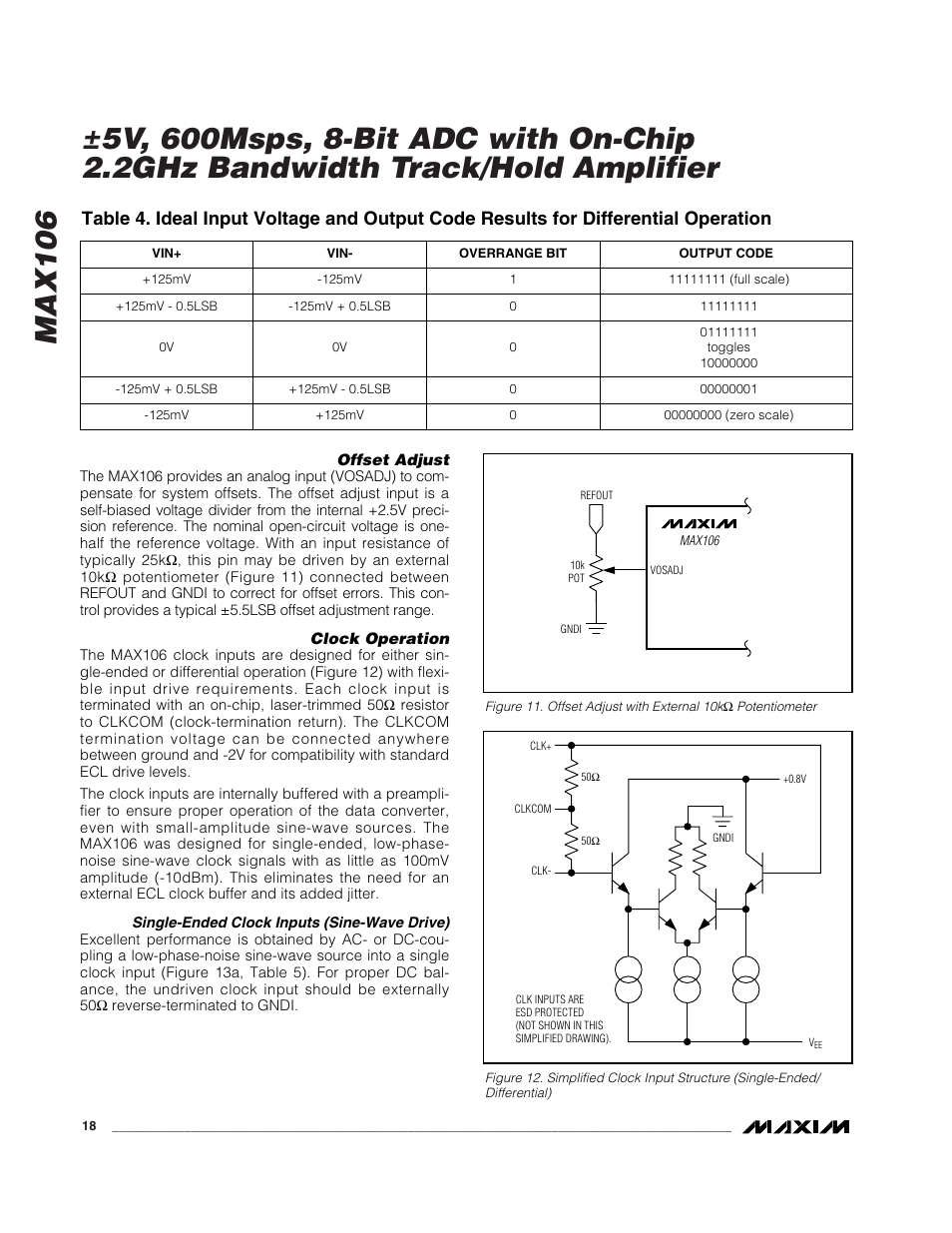 Rainbow Electronics MAX106 User Manual | Page 18 / 31