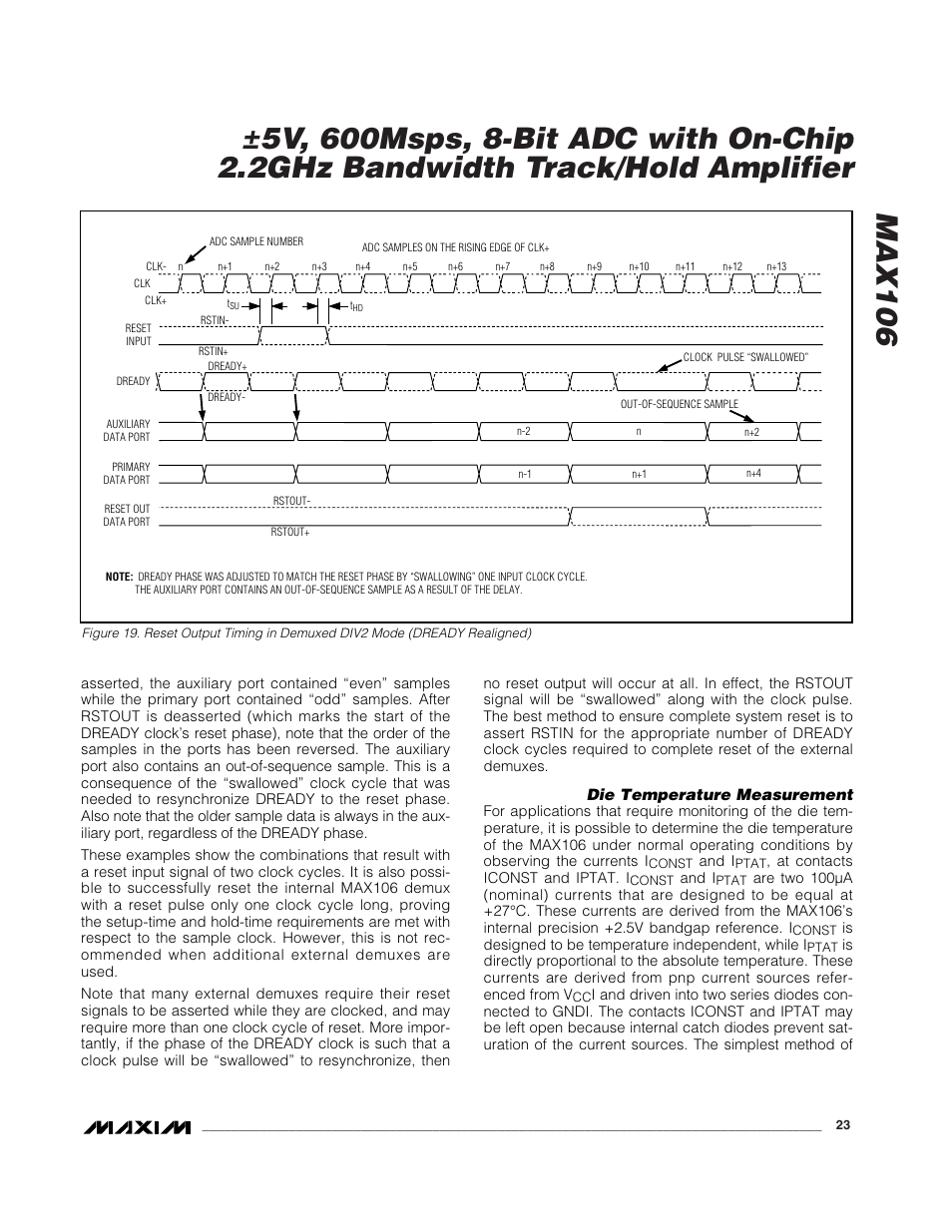 Rainbow Electronics MAX106 User Manual | Page 23 / 31