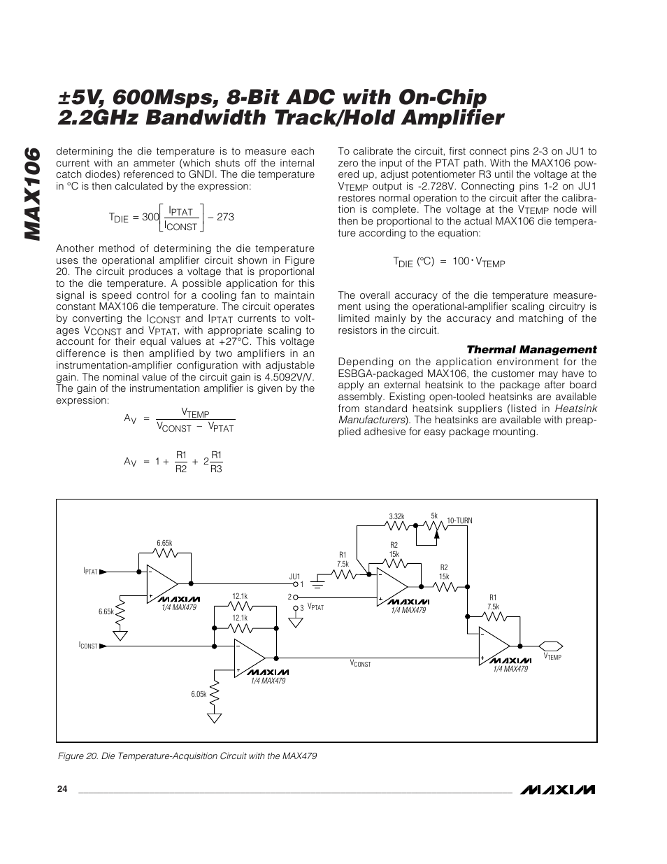 Rainbow Electronics MAX106 User Manual | Page 24 / 31