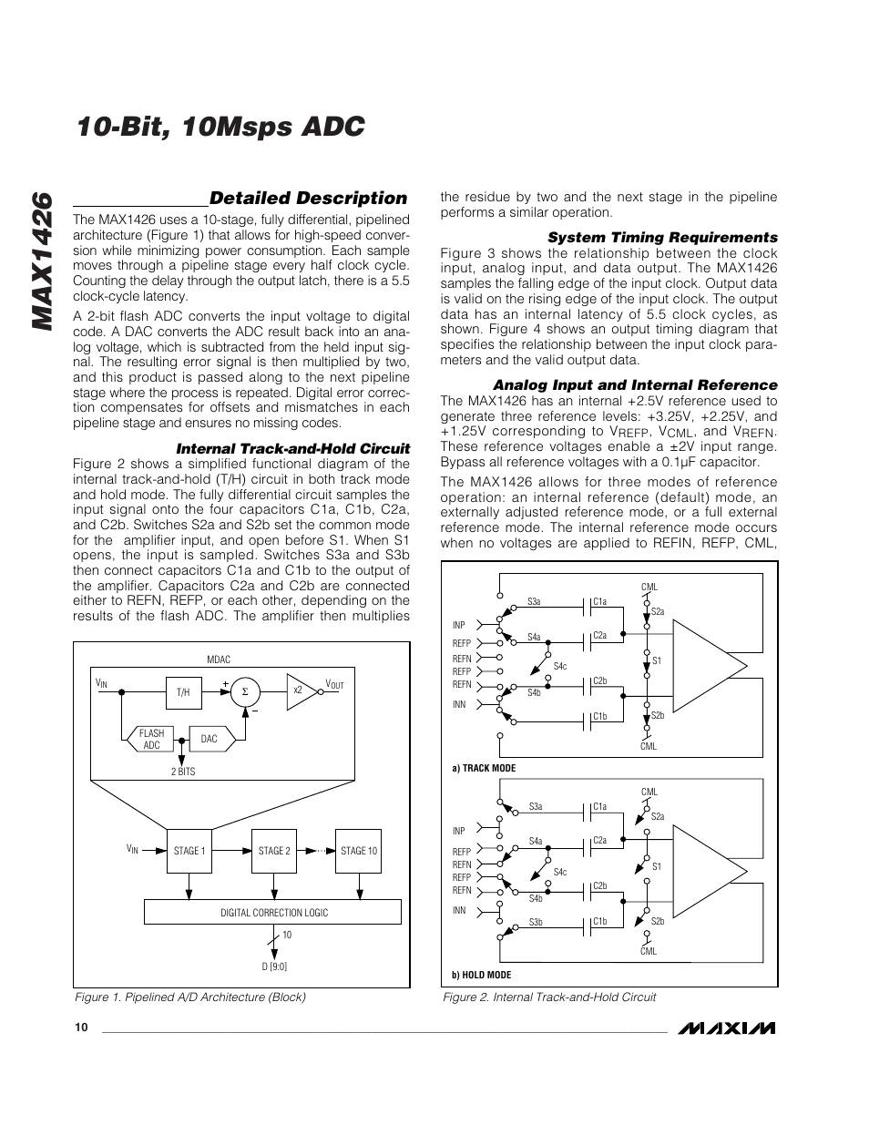 Detailed description | Rainbow Electronics MAX1426 User Manual | Page 10 / 16