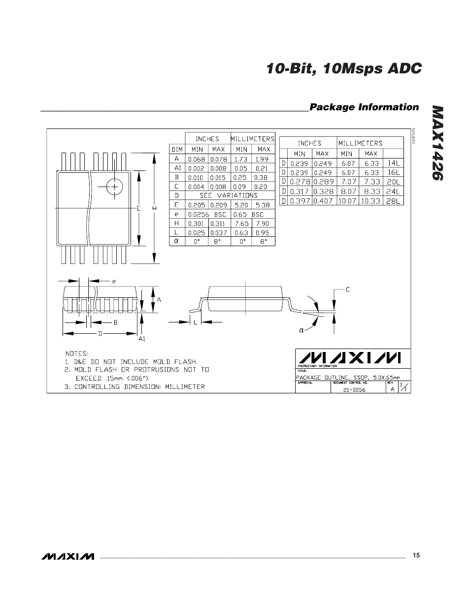 Rainbow Electronics MAX1426 User Manual | Page 15 / 16