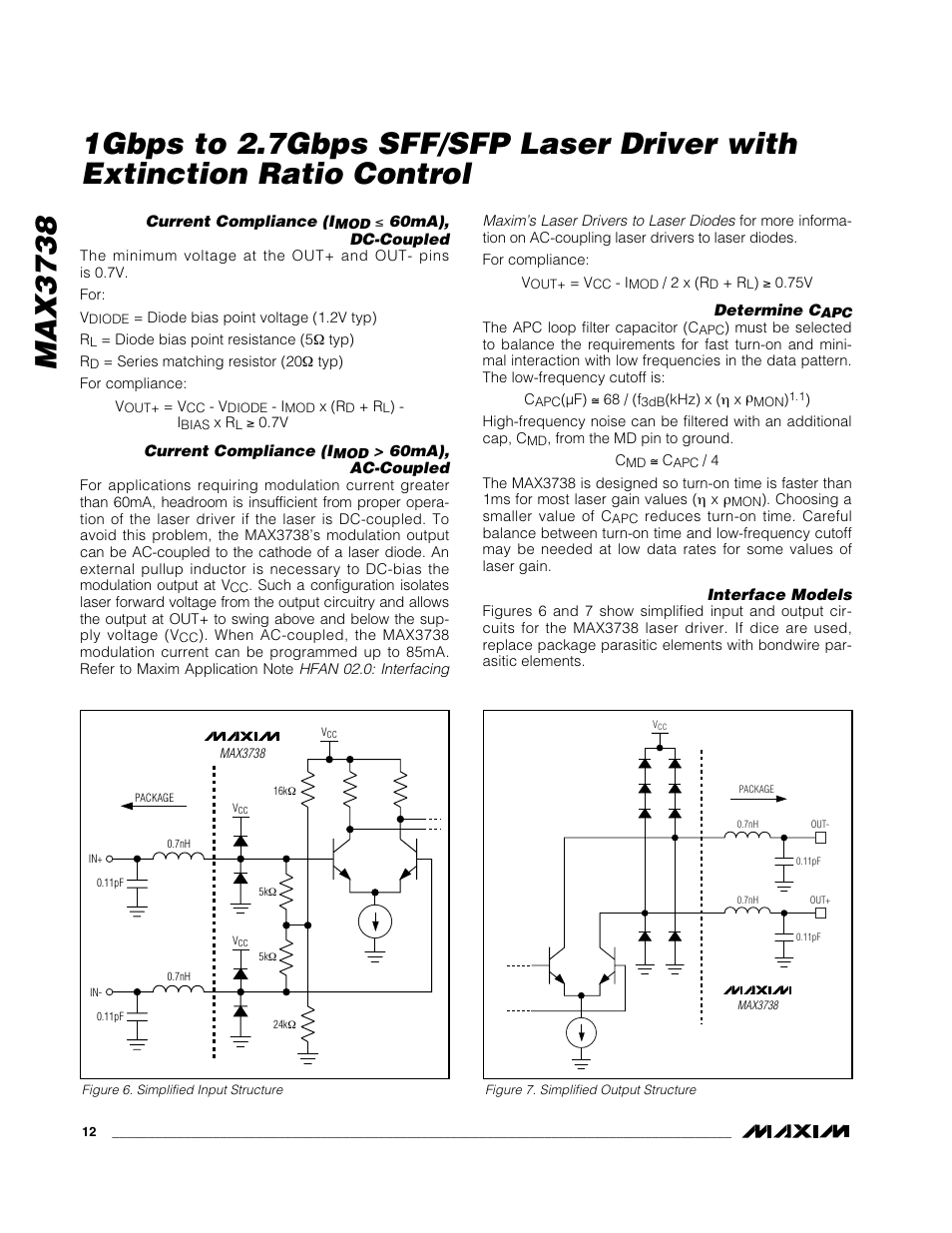 Max3738 | Rainbow Electronics MAX3738 User Manual | Page 12 / 14