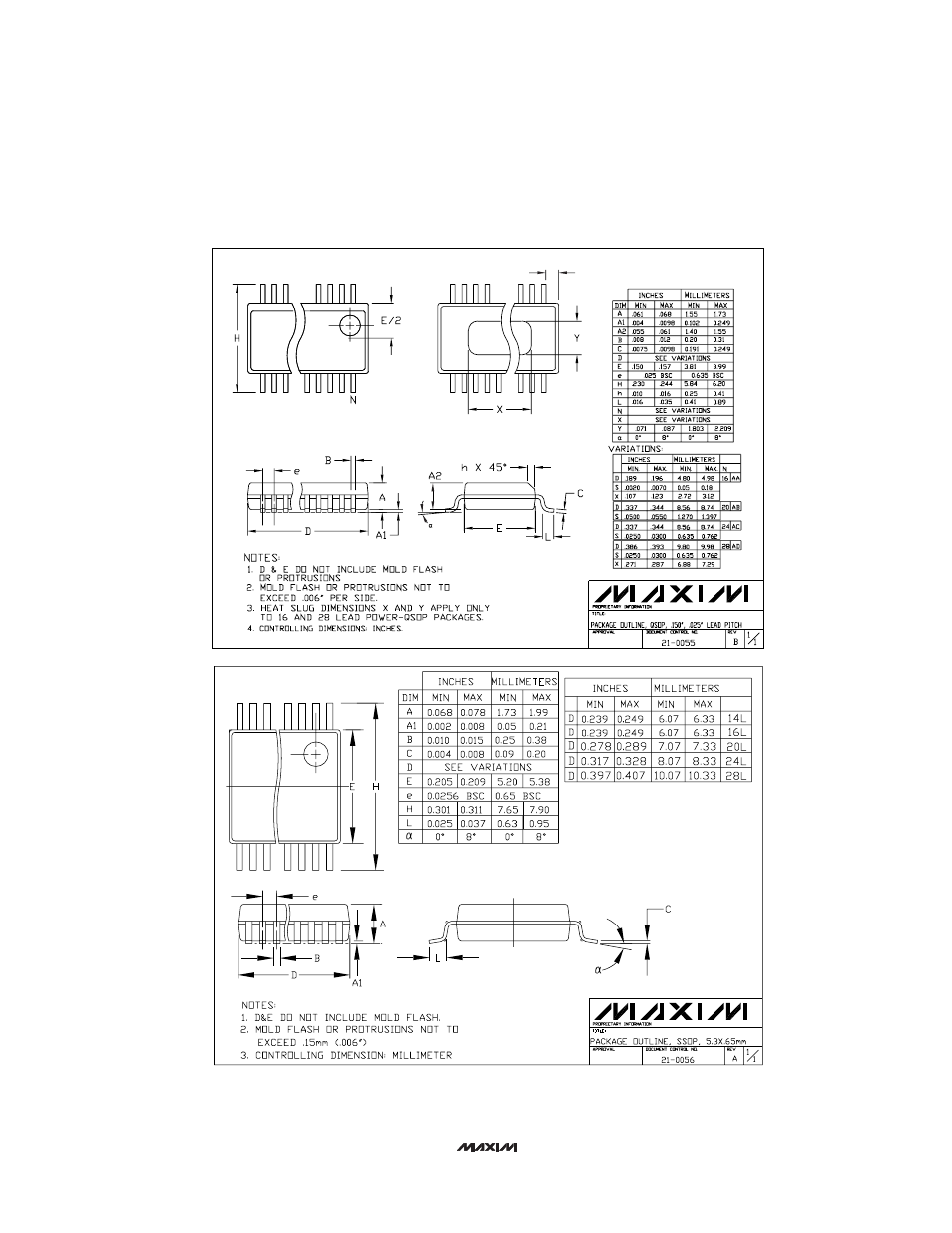 Package information | Rainbow Electronics MAX1111 User Manual | Page 20 / 20