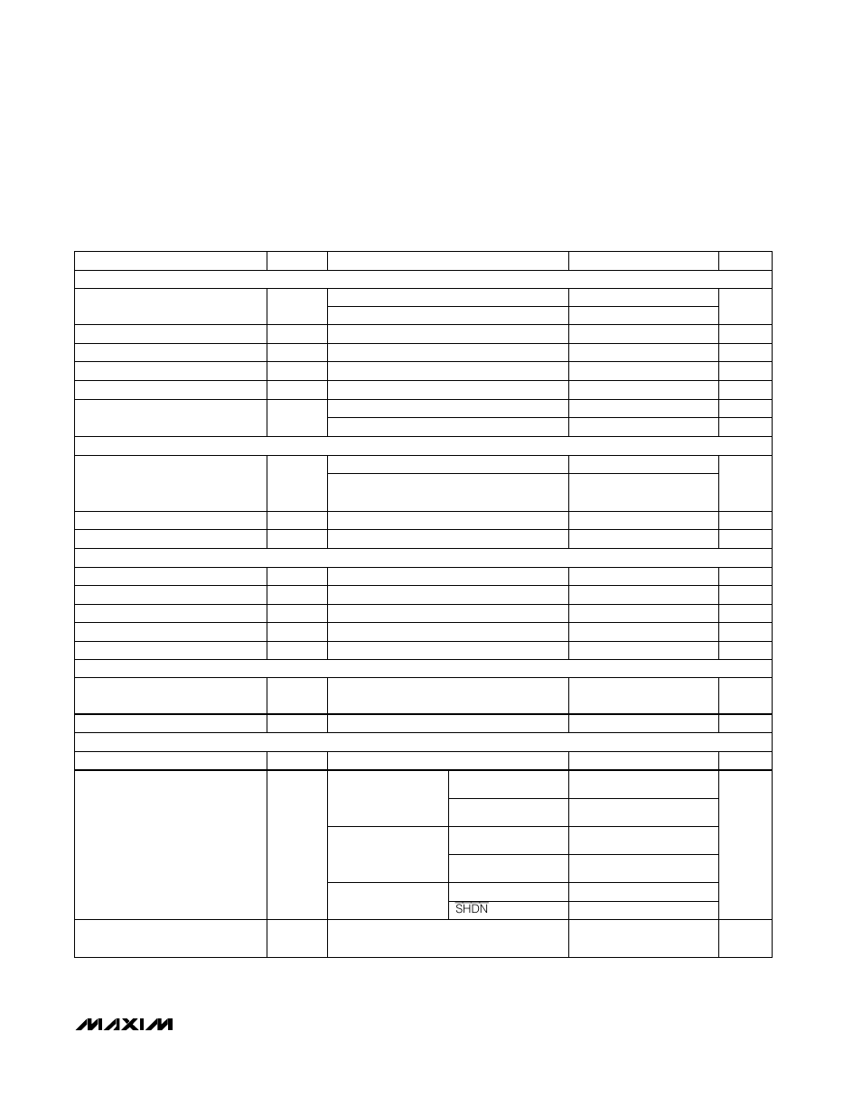 Electrical characteristics (continued) | Rainbow Electronics MAX1111 User Manual | Page 3 / 20
