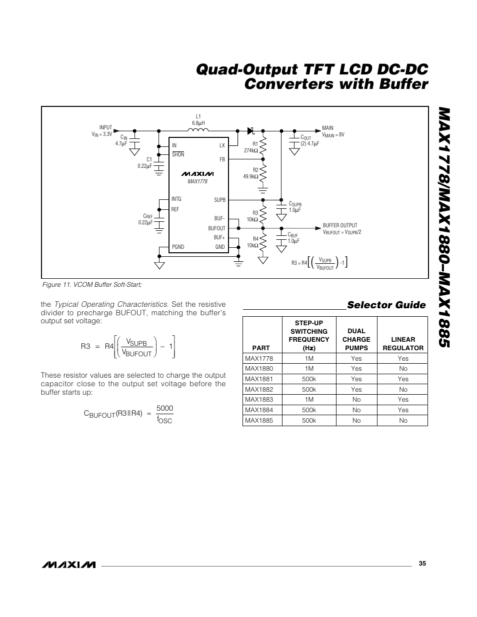 Selector guide | Rainbow Electronics MAX1885 User Manual | Page 35 / 38